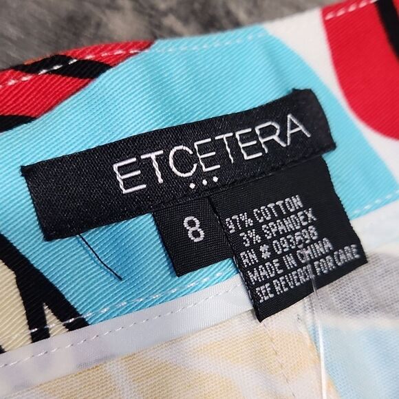 Etcetera Bright Tropical Floral Mini Skirt - Picture 6 of 8